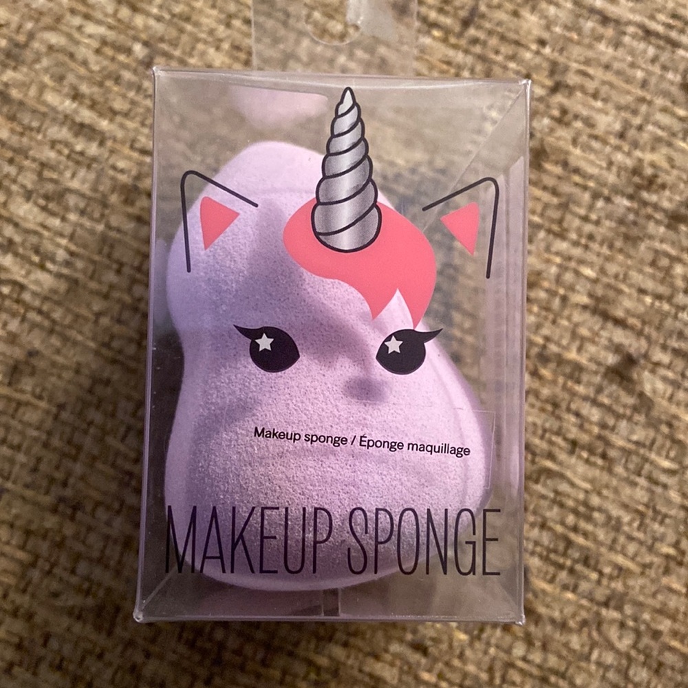 Unicorn makeup sponge